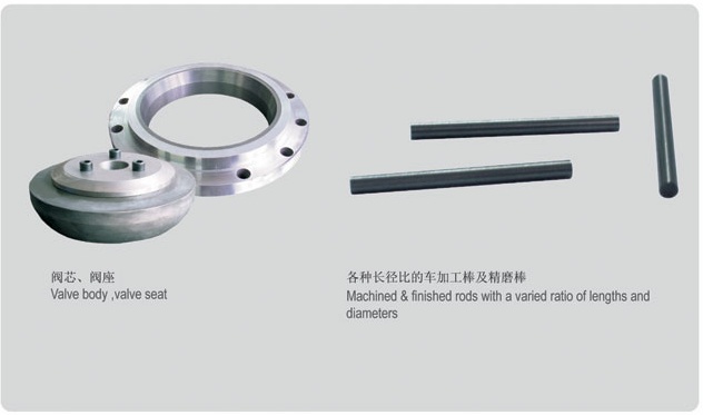 Shaped cemented carbide products